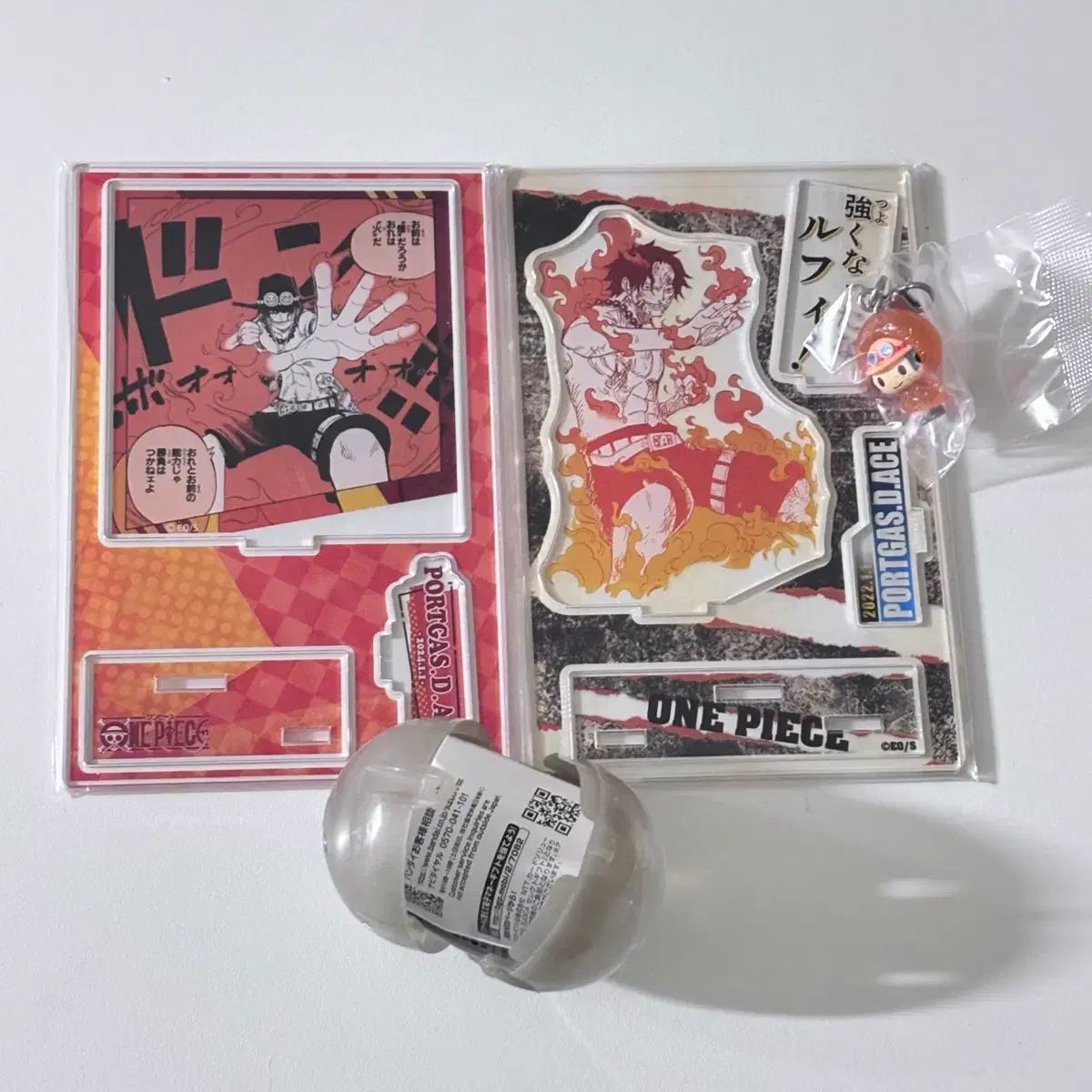 ONE PIECE エース 誕生日 ジオラマ アクリル & めじるし セット