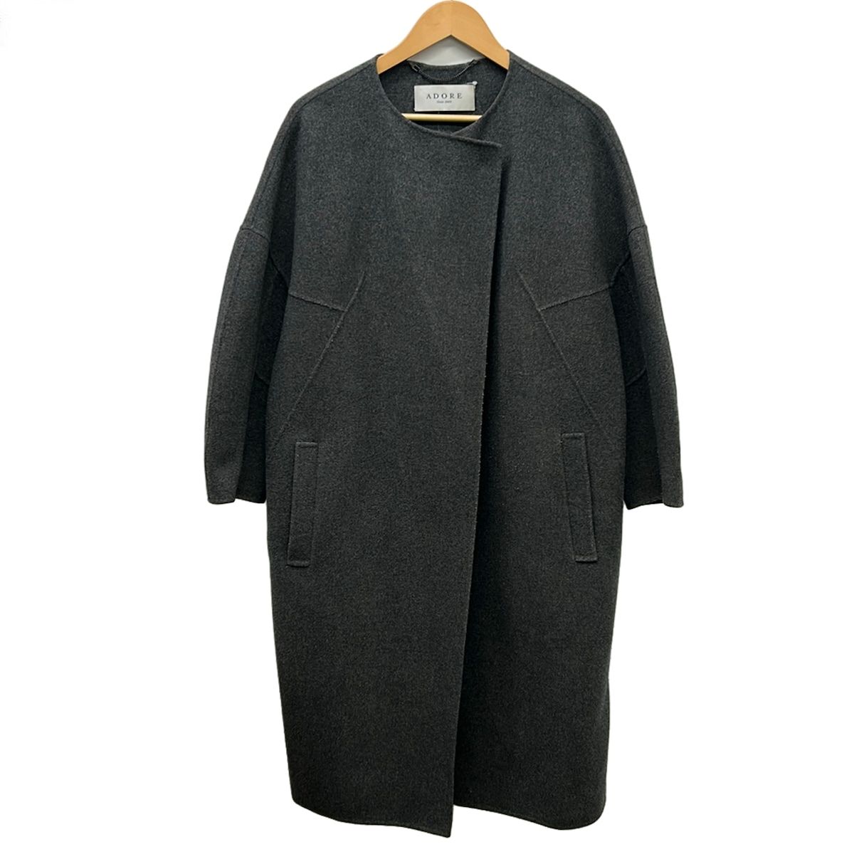 ADORE(アドーア) コート サイズ36 S レディース美品 - ダークグレー 長袖/冬 9,144円