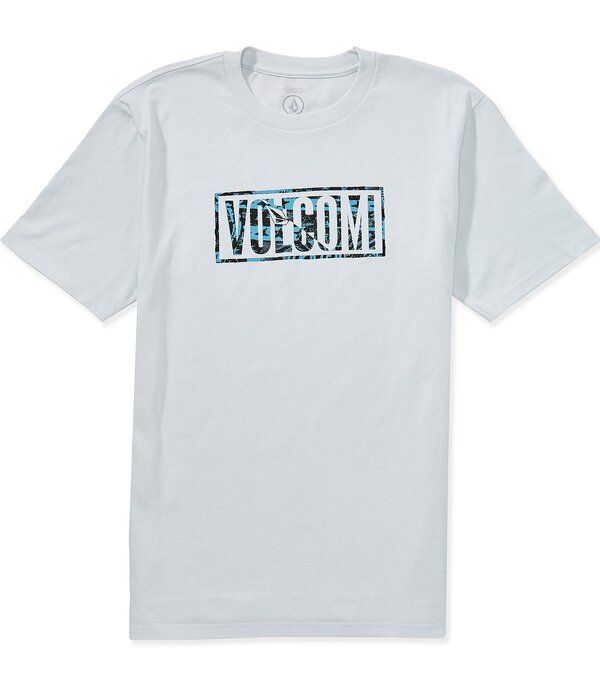 ボルコム メンズ トップス シャツ Volcom Chaotic Short Sleeve TShirt Light Blue ブルーその他