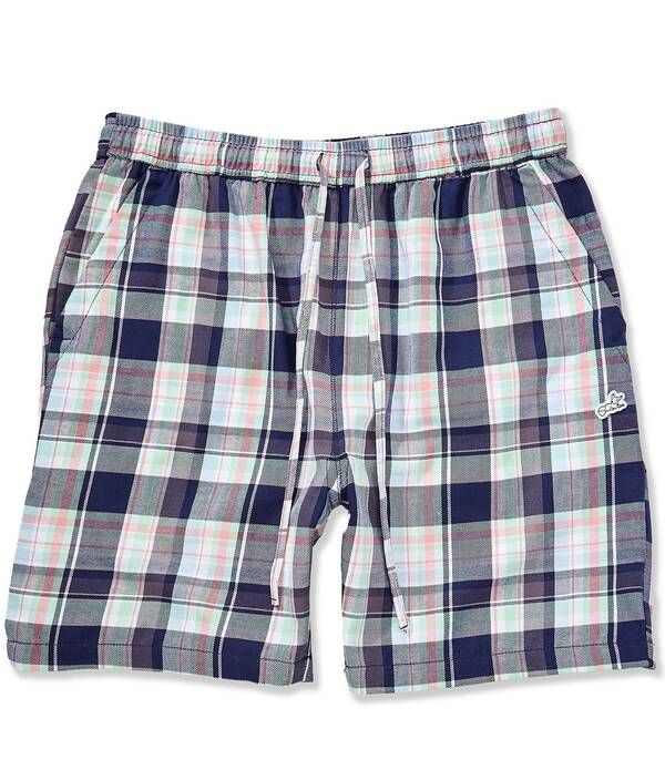 アクー メンズ ボトムス ハーフパンツ・ショーツ ショートパンツ AKOO Valet Plaid Shorts Navy ネイビー