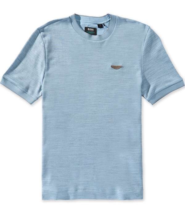 ヒューゴボス メンズ トップス シャツ Hugo Boss x Aston Martin CThompson Short Sleeve TShirt Light Blue ブルー