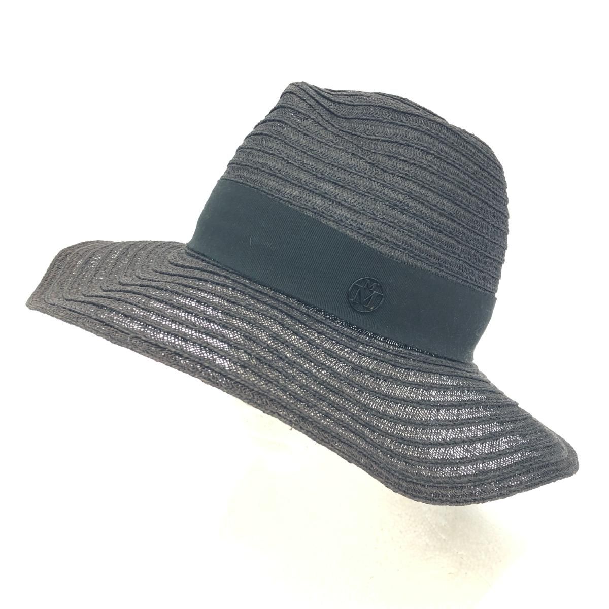 Maison Michel メゾンミッシェル ハット M 麦わら帽子 ブラウン