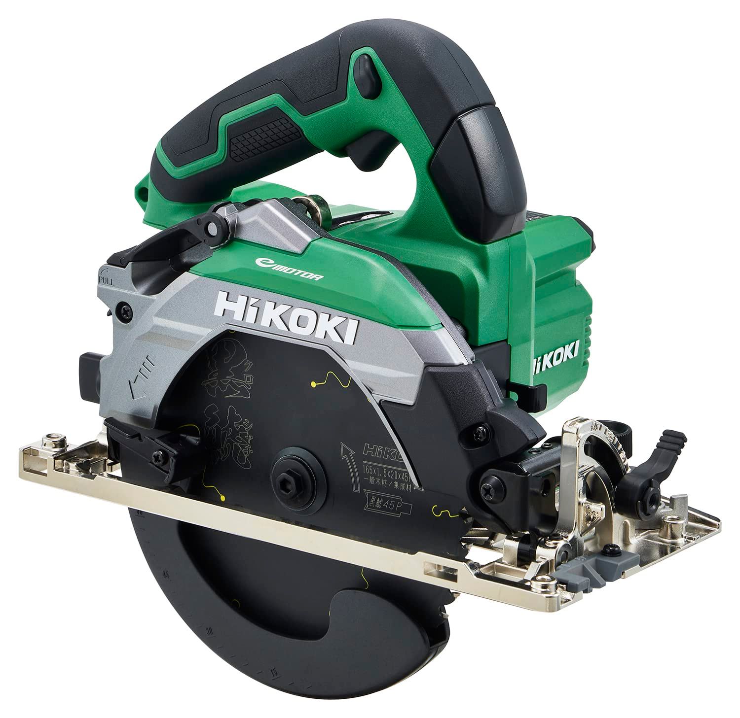 ☆新品☆HiKOKI(ハイコーキ) 18V 充電式 丸のこ C1806DB アグレッシブグリーン のこ刃径165mm 蓄電池・充電器・ケース別売 チップソー黒鯱付 C1806DB(NN)