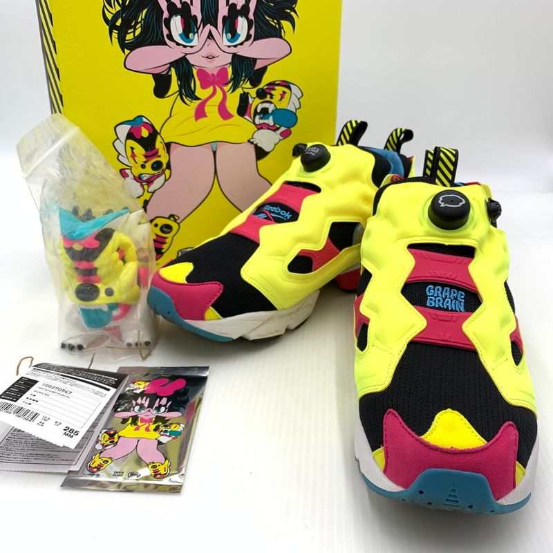 【中古品】 Reebok リーボック INSTAPUMP FURY 94 GRAPE BRAIN 100270947 インスタポンプフューリー94 グレイプブレイン スニーカー 靴 怪獣ポンプソフビ 【162-260801-ko-17-tei】