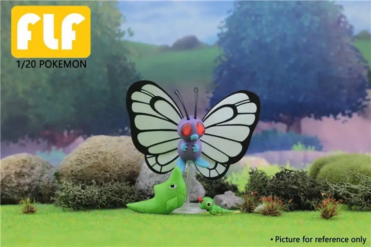 ポケモンレジン ポケモン スケール flf バタフライ ジーン 進化セット 出品