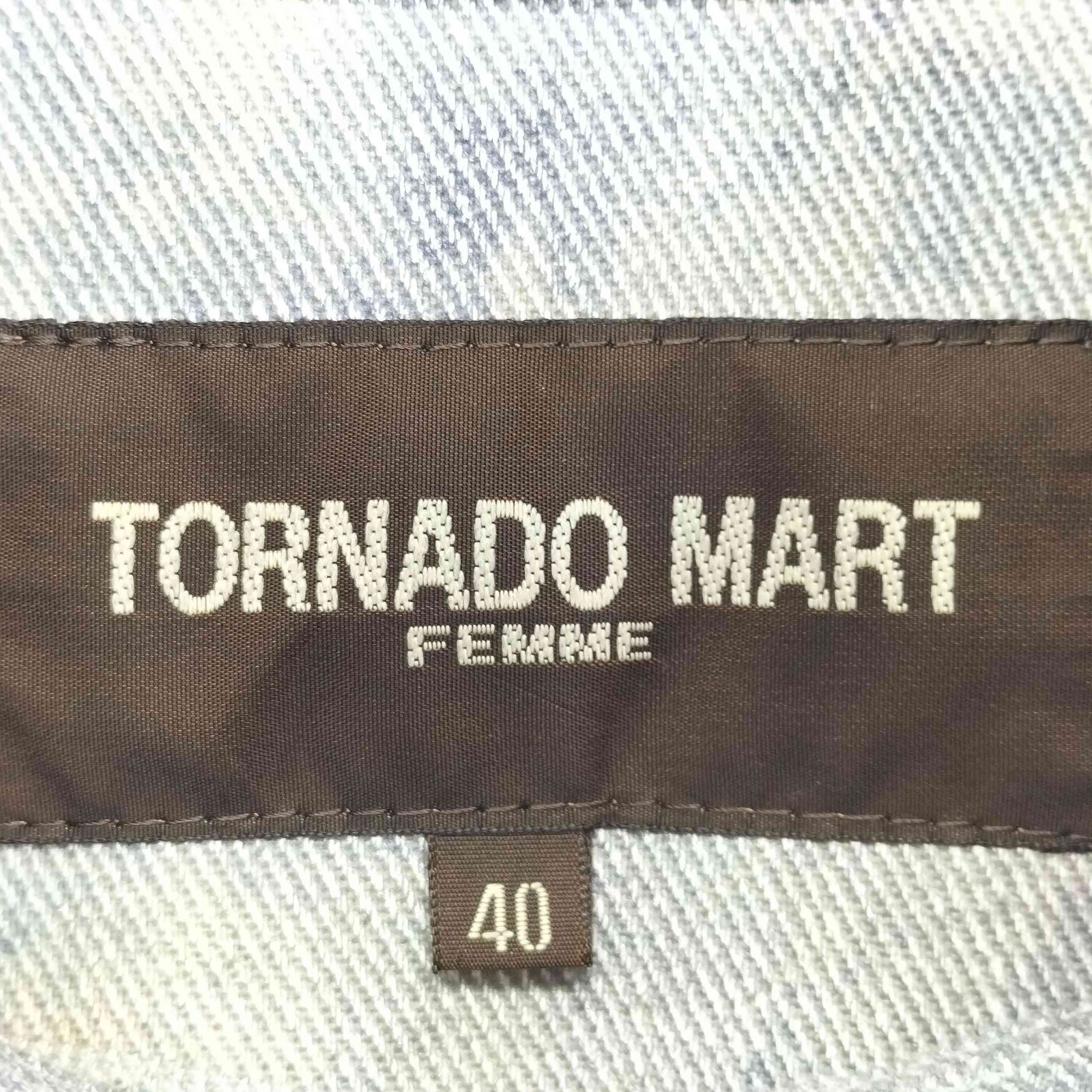 TORNADO MART ブリーチ デニム ブルー トルネードマート Y2K TORNADO