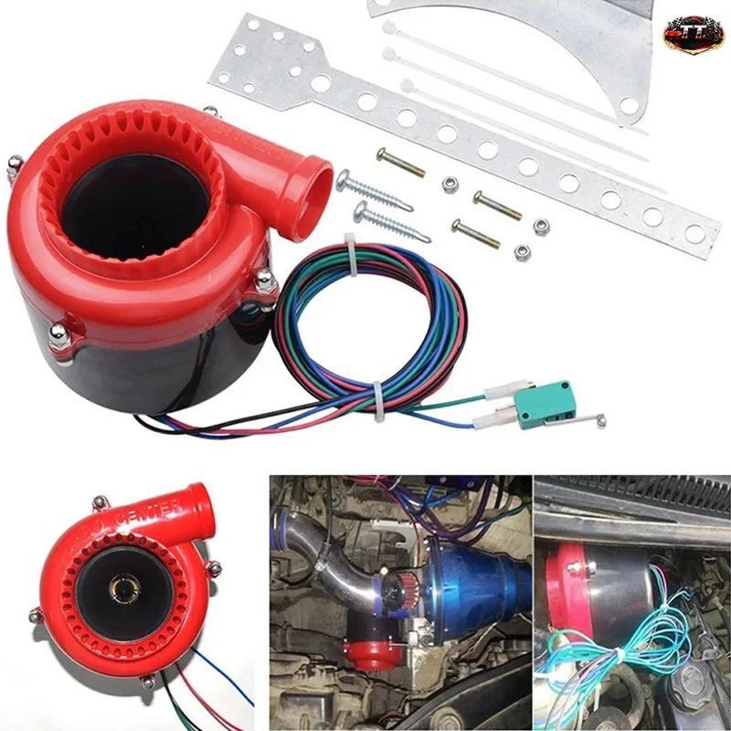 ホットカー フェイクダンプ 電子ターボブローオフホーンバルブ アナログサウンド BOV 電子リリーフバルブ レッド