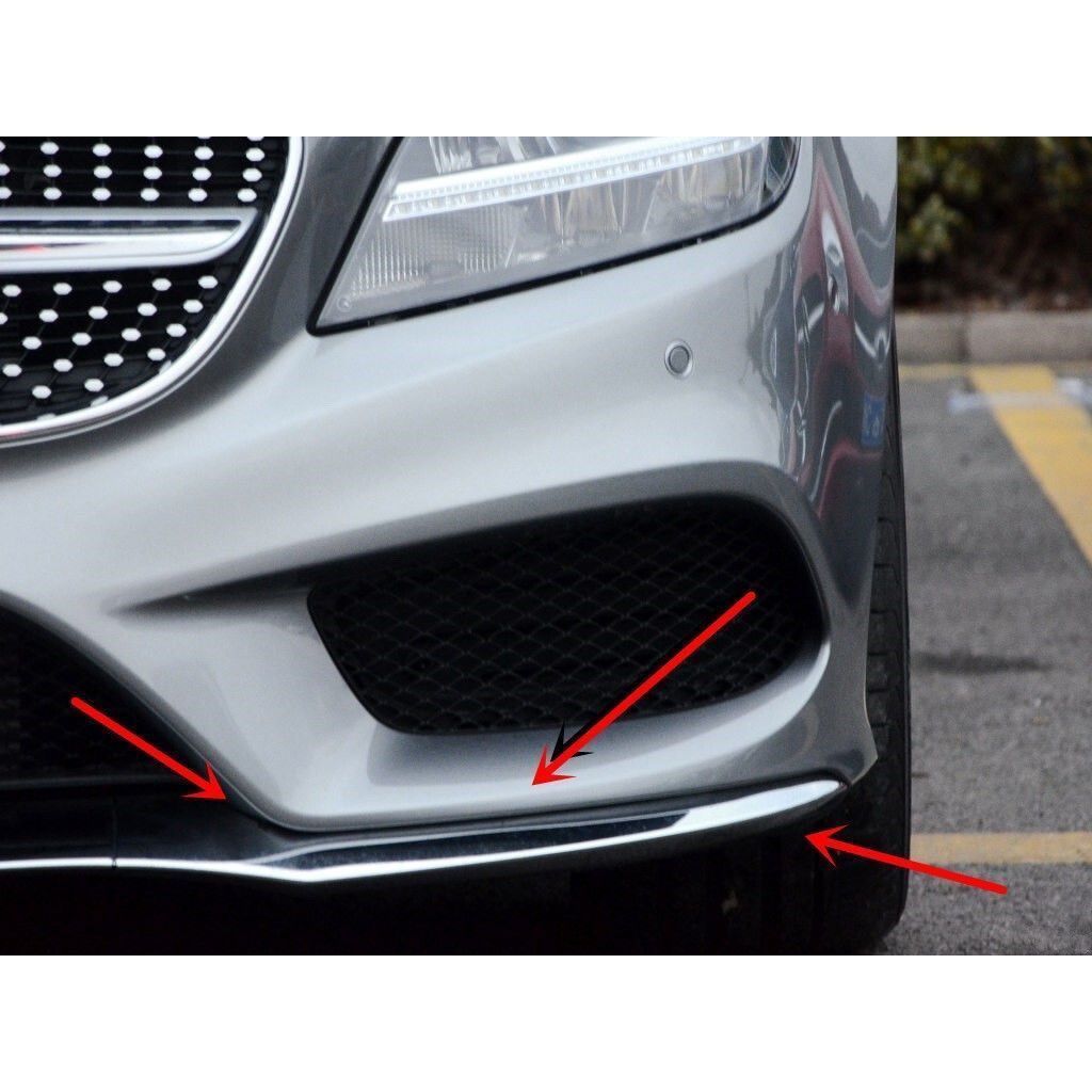 2014-2017年 ベンツ CLS260/CLS320/CLS400対応 フロントバンパーモール