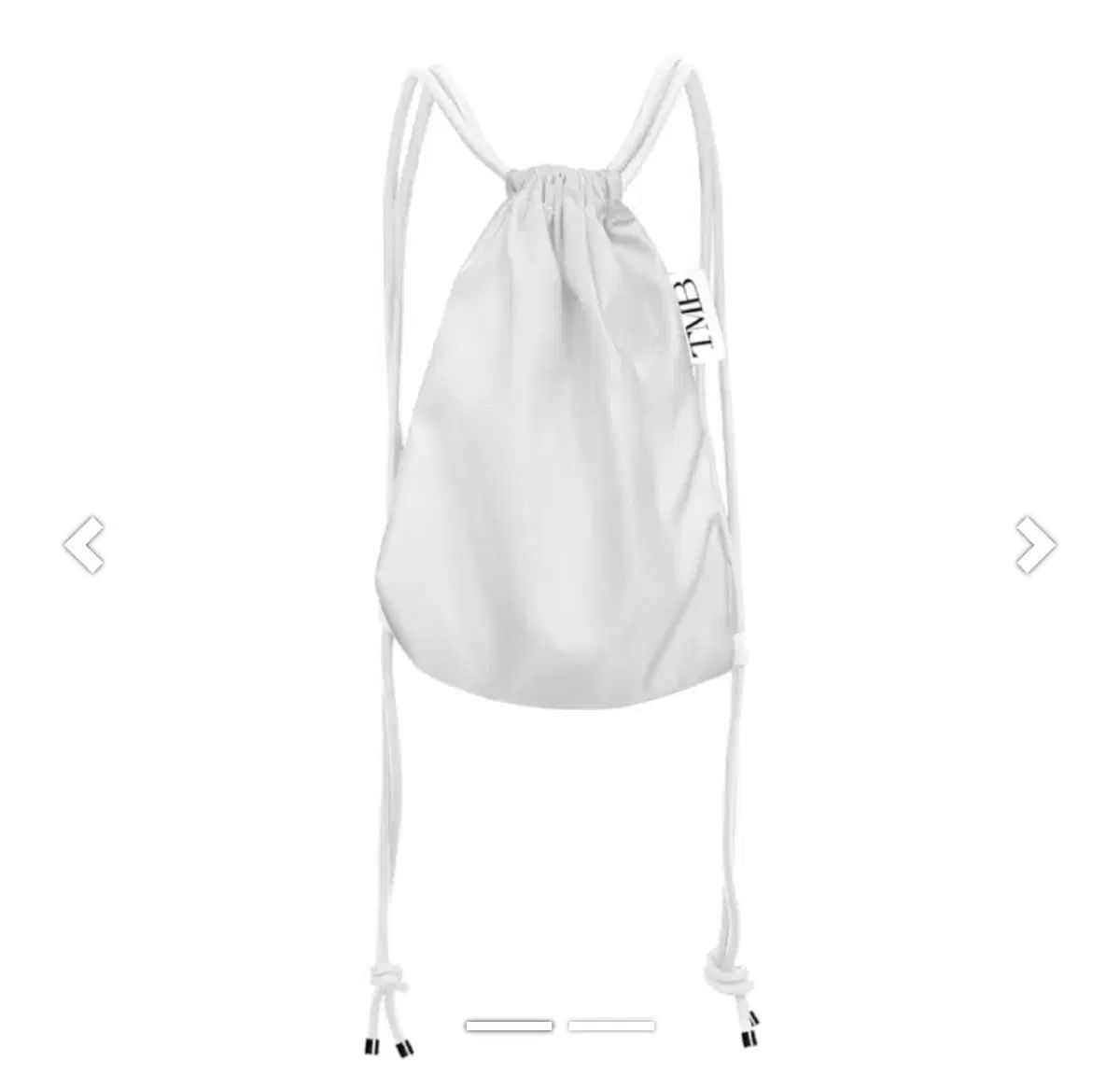 新品) TREEMINGBIRD オール ホワイト シャーリング バックパック バッグ ジムサック 夏バックパック