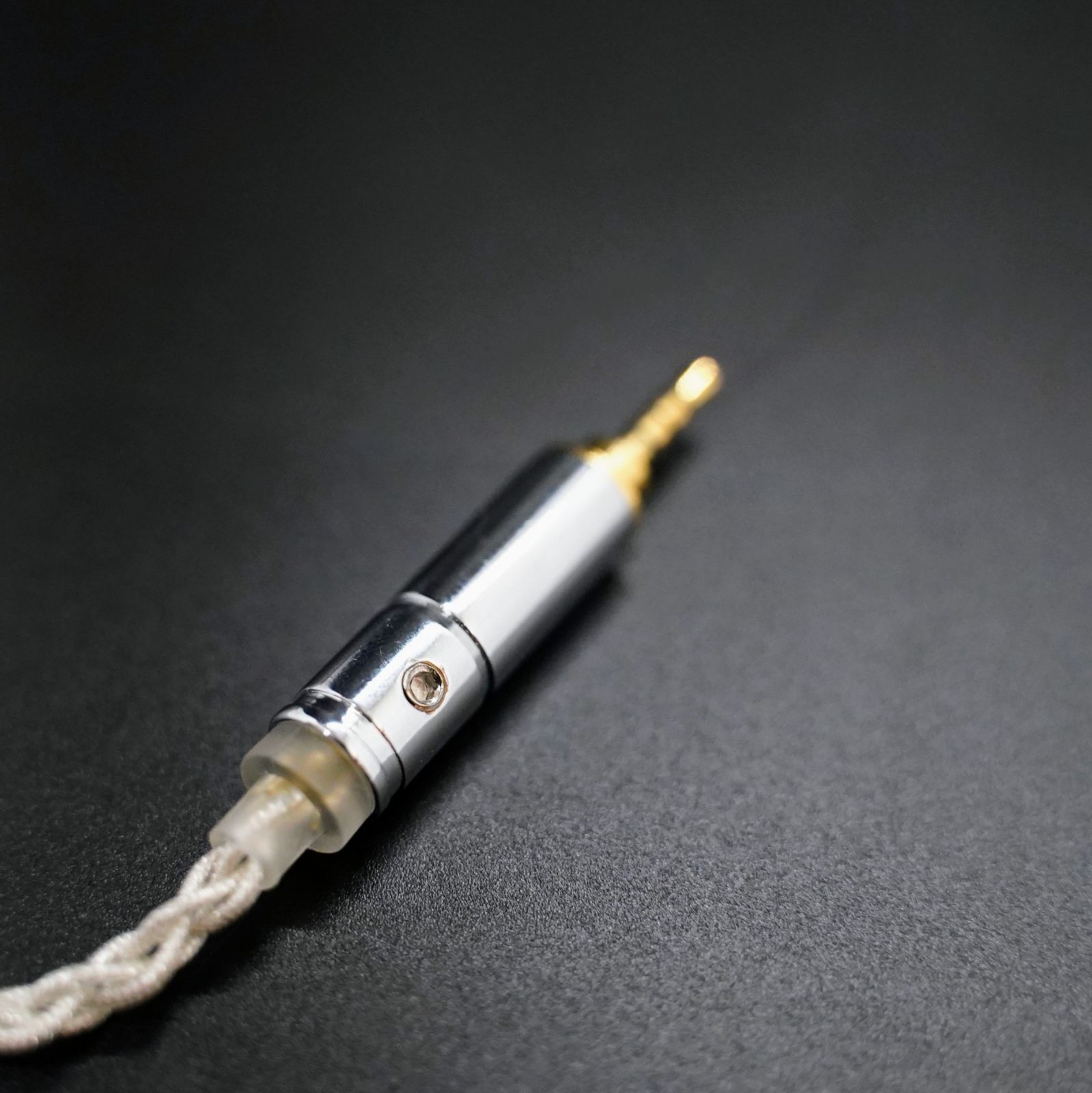 1点のみ】7N粒子単結晶銅銀メッキ リッツ構造ケーブルMMCX 2.5mm