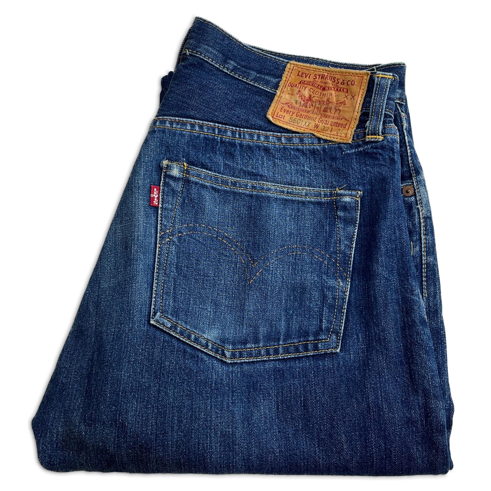 【W33】LEVI’S S501XX 大戦モデル バレンシア製 ボタン裏555 デニムパンツ ビッグE リーバイス 2000000026824