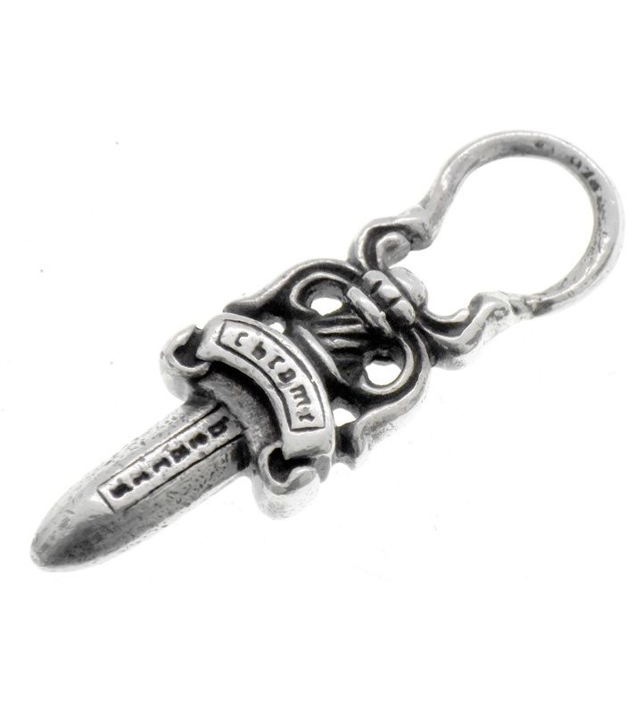 クロムハーツ CHROME HEARTS 【 #5 DAGGER ZIP2 】 #5 ダガー ジップ 丸型 シルバー ネックレス トップ 52370 57,000円