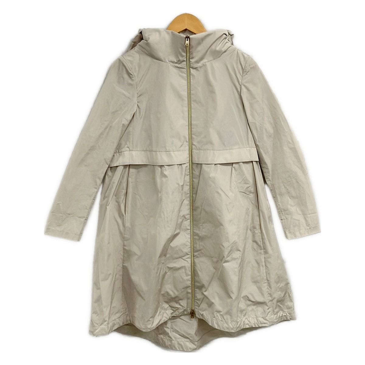 HERNO(ヘルノ) コート サイズ40 M レディース美品 - GC000408D ライトグレー スプリングコート コットン