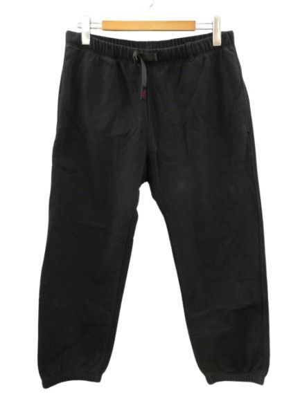 グラミチ GRAMICCI SWEATPANT G4FU-P032 スウェットパンツ L 黒 ブラック 無地 ボトムス