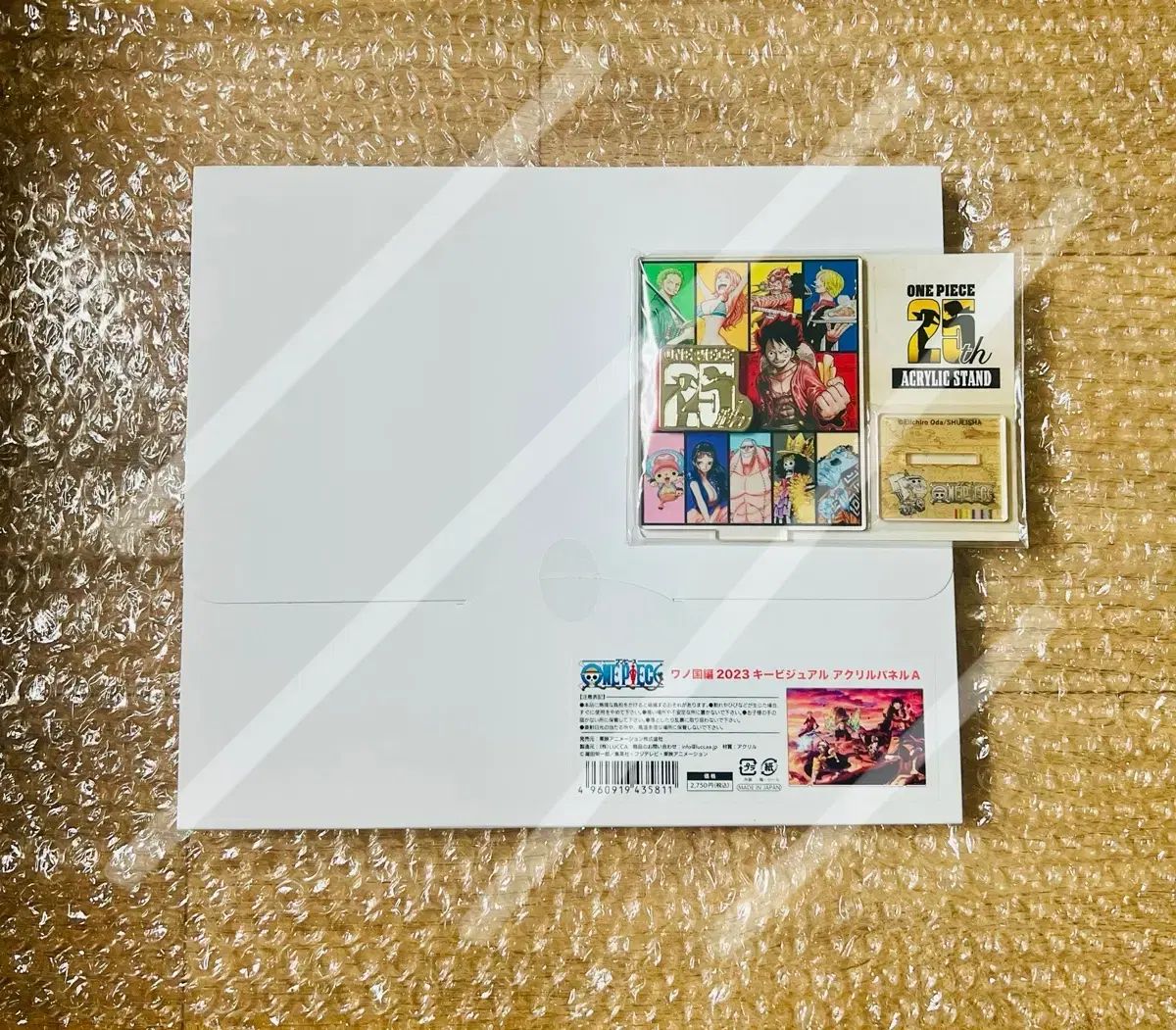 まとめ/未開封)ONE PIECE 25 周年 アクリル+ワノ国 アクリル ボード ロー モンキー・D・ルフィ(ルフィ) ゾロ サンジ