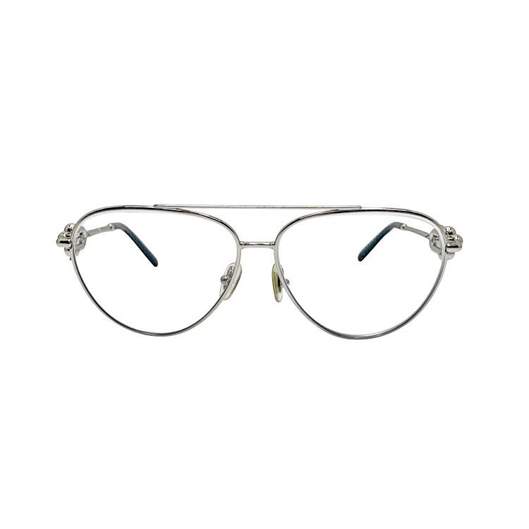 Tiffany&Co. ティファニー ハードウェア ティアドロップ サングラス TF3092 59□13-140 度入りレンズ シルバー アイウェア レディース 眼鏡