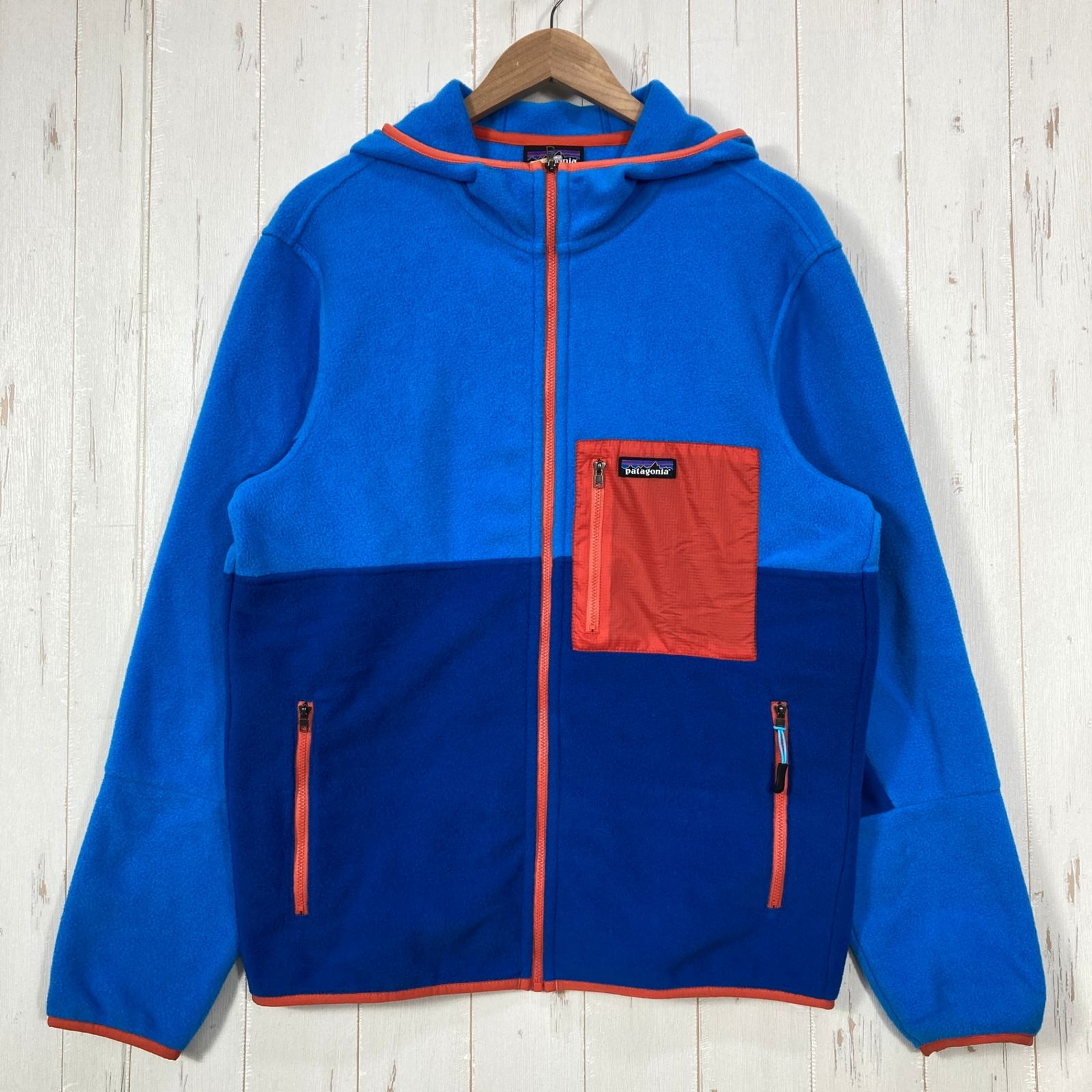 ?️Men's M ブルー系 2024 Patagonia ( パタゴニア ) マイクロディニ フーディ Microdini Fleece Hoody ENLB ポリエステル ウェア トップス アウター ジャケット フリース z000599