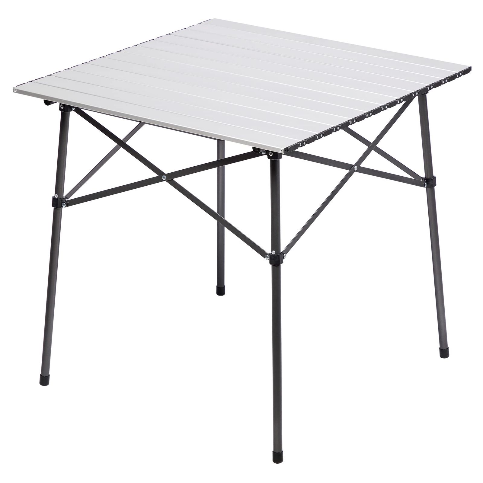★新品★TIMBER RIDGE アウトドアテーブル 折りたたみ 70*70*70cm テレワーク 重量4.2kg 耐荷重45kg アルミ ロールテーブル キャンプ bbq 収納袋付き コンパクト 自宅勤務 5,656円