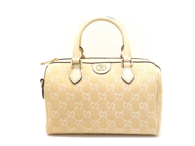 GUCCI　グッチ　オフィディア　GG2wayボストン　772061　ショルダーバッグ　キャンバス/レザー　レディース【中古】430 102,795円