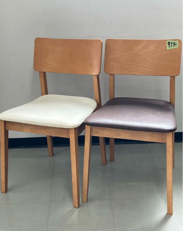 【中古】椅子２脚 木製椅子　椅子ペア 6,512円