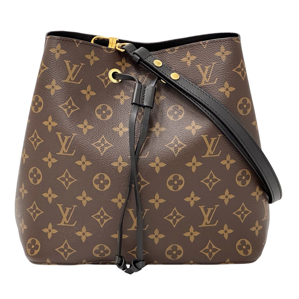 ルイ・ヴィトン LOUIS VUITTON バッグ モノグラム レディース ブランド ショルダーバッグ ネオノエMM ノワール ブラウン M44020 斜め掛け 肩掛け 【中古】