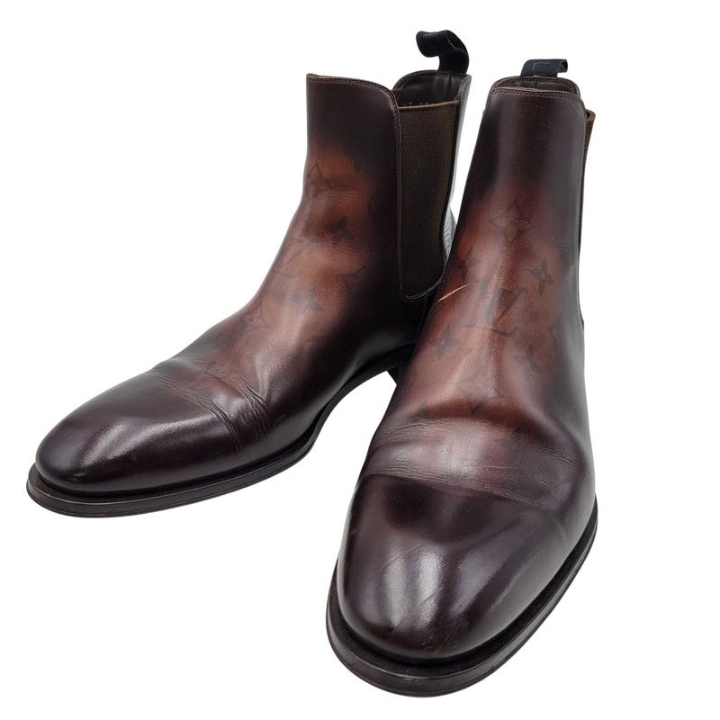 【中古品】 LOUIS VUITTON ルイ・ヴィトン SIDEGORE BOOTS サイドゴアブーツ シューズ 靴 【179-260801-as-01-izu】