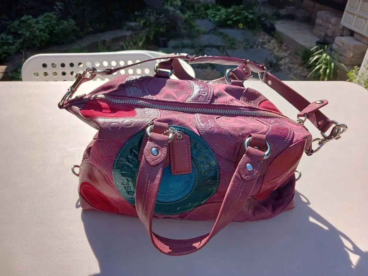 コーチ パッチワーク サッチェル ショルダーバッグ Coach Ashley Pieced Patchwork Satchel bag