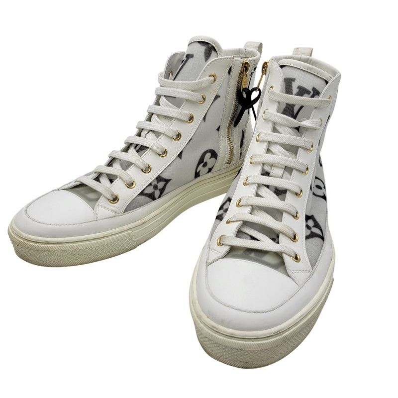 【中古品】 LOUIS VUITTON ルイ・ヴィトン STELLAR SNEAKER BOOT ステラー スニーカー ブーツ シューズ 靴 【179-260801-as-03-izu】