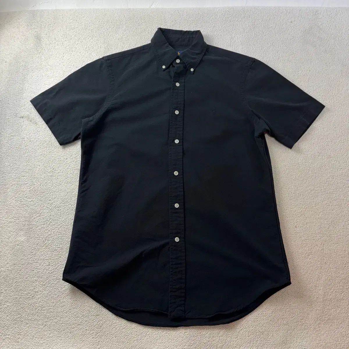 95 ポロ ラルフローレン ブラック コットン 半袖 シャツ #285 7,880円