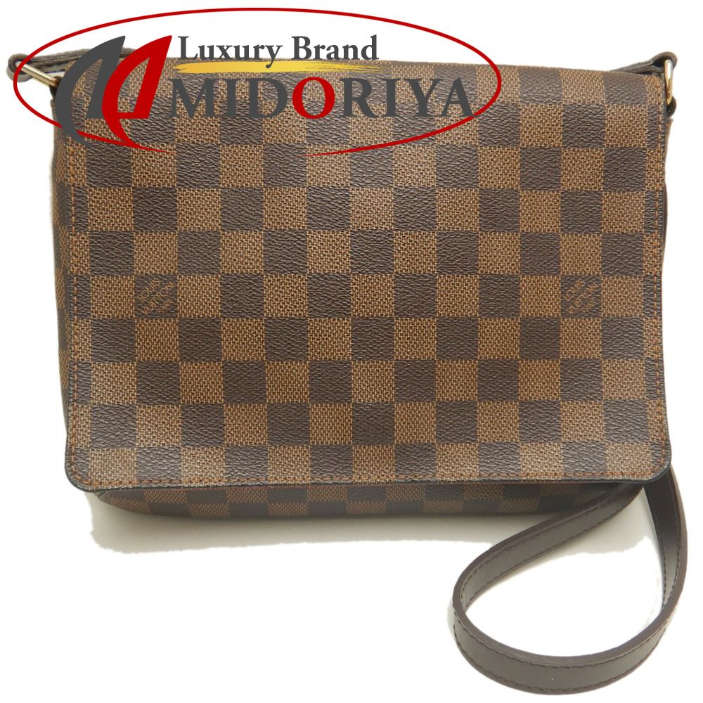LOUIS VUITTON ルイヴィトン ダミエ ミュゼットタンゴ ロング N51301 ショルダーバッグ エベヌ レディース /254139【中古】