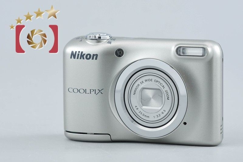 【中古】Nikon ニコン COOLPIX A10 シルバー コンパクトデジタルカメラ 10,212円