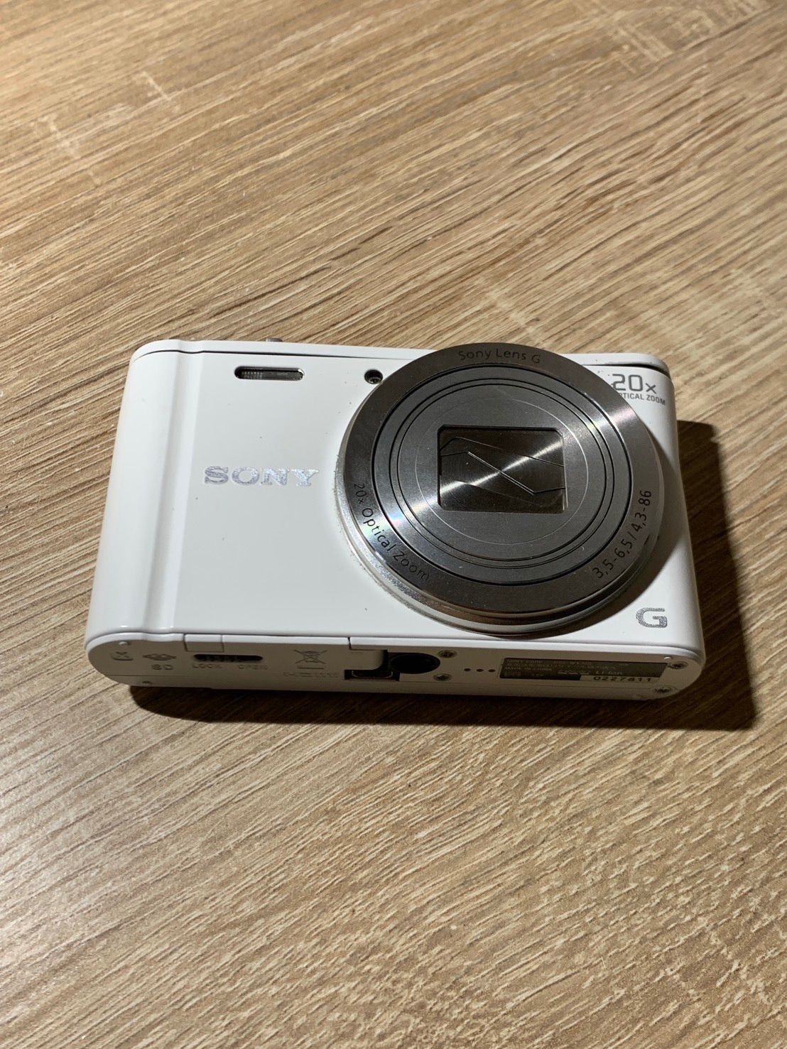 2790 Sony Cyber-Shot DSC-WX300 ホワイト ジャンク品 デジカメ【ネ】