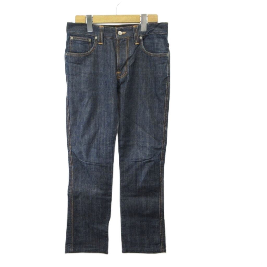 ヌーディージーンズ nudie jeans SLIM JIM スリムジム デニム ジーンズ 30 インディゴ ブルー 無地 ストレート NJ2972 /PP ■GY12