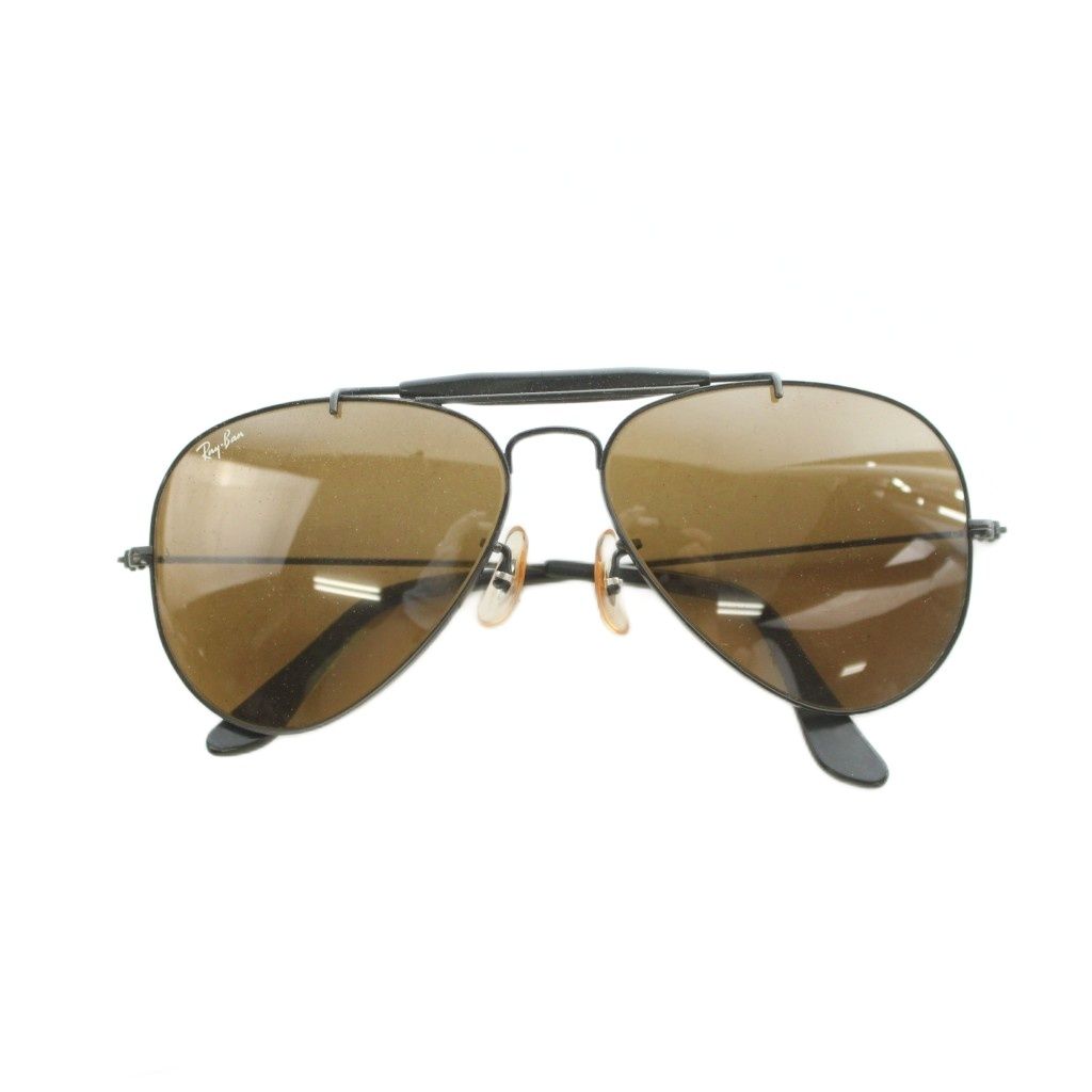 レイバン RAY BAN ティアドロップ サングラス 眼鏡 メタルフレーム 黒 ブラック /MI ■GY11