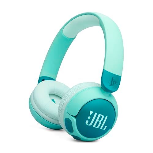 ☆新品☆JBL Junior 320BT / 子供向け/Bluetooth対応/オンイヤーヘッドホン/音量制御機能搭載/マイク内蔵 / 約50時間連続再生 / アプリ対応/マルチポイント対応/カスタマイズシール付属/グリーン / JBLJR320BTGRN