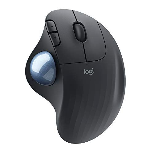 ロジクール ワイヤレスマウス トラックボール 無線 M575GR Bluetooth Unifying 5ボタン トラックボールマウス ワイヤレス マウス windows mac iPad M575 電池寿命最大24ケ月 グラファイト 国内正規品e