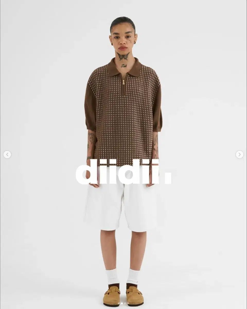 diidii ニット ポール ブラウン M サイズ