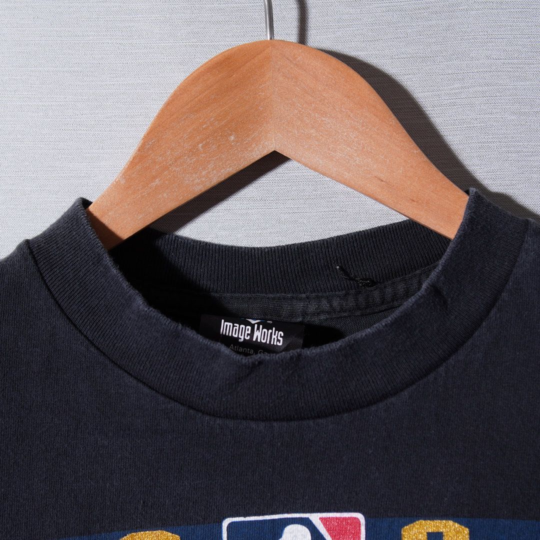 90s USA製 1995年製 MLB アトランタ・ブレーブス Tシャツ XL ブラック