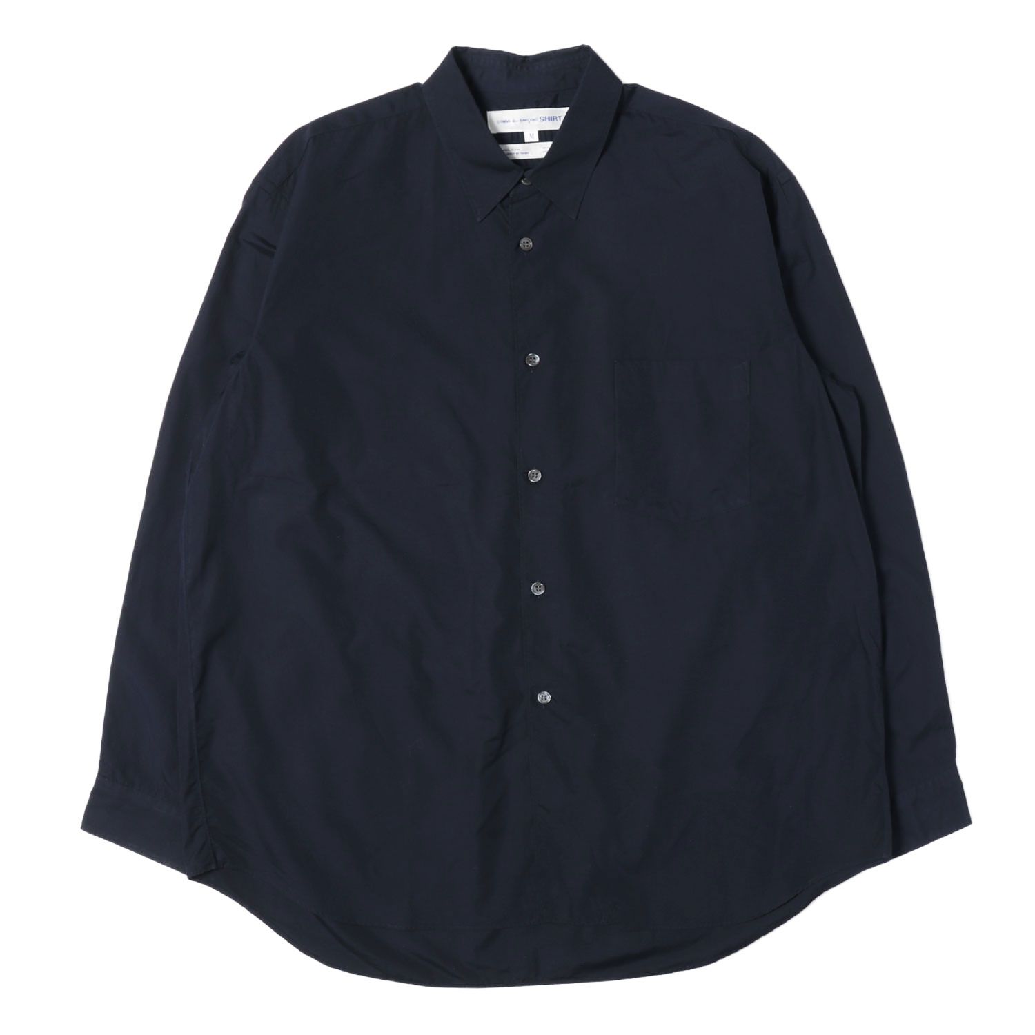 COMME des GARCONS SHIRT コムデギャルソン シャツ ネイビー 紺 サイズ:M 00s ワイド クラシック ブロード ドレスシャツ FOREVER 00年代 アーカイブ トップス カジュアルシャツ 長袖【メンズ】【中古】 16,680円