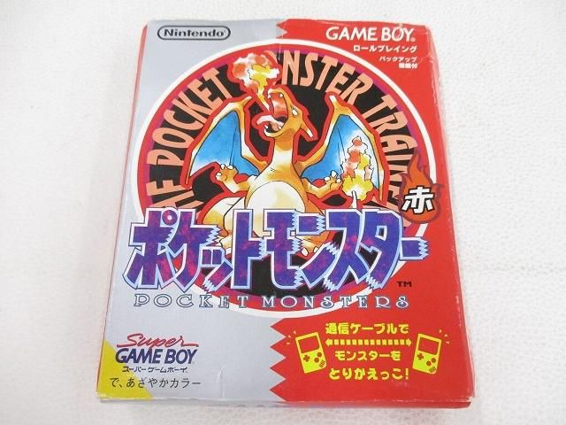 訳あり ゲーム ゲームボーイ ソフト ポケットモンスター 赤 箱付き