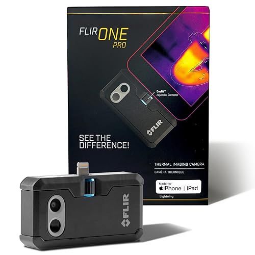 N◆FLIR(フリアー)【国内正規品】Lightningポート搭載iPhone/iPad用 FLIR ONE Pro 19200画素 赤外線サーモグラフィ メーカー品番:435-0006-03、480x360スーパー解像度（ネイティブIR 1 a1f8efbb