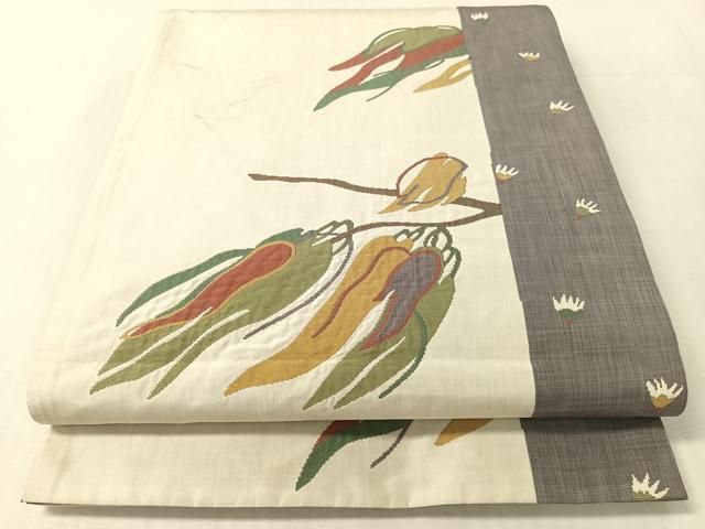 平和屋着物●名門木屋太　今河織物　六通柄袋帯　成り物　正絹　逸品　CABL0151vp