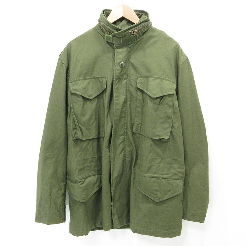 【三重本店】 中古 MILITARY衣料 | ミリタリーイリョウ M-65 フィールドジャケット 米軍 76年 DSA100-76-C-0605 ミリタリージャケット 8415-00-782-2936 カーキグリーン サイズ：S 【93】