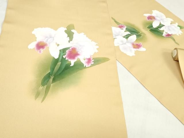 平和屋着物●塩瀬　名古屋帯　帯反物　カトレア　五泉　金銀彩　逸品　未使用　DABJ0838zy 15,392円