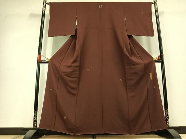 平和屋着物●世界的人形師　辻村寿三郎　ジュサブロー　訪問着　舞桜文　正絹　逸品　AABL3031fy