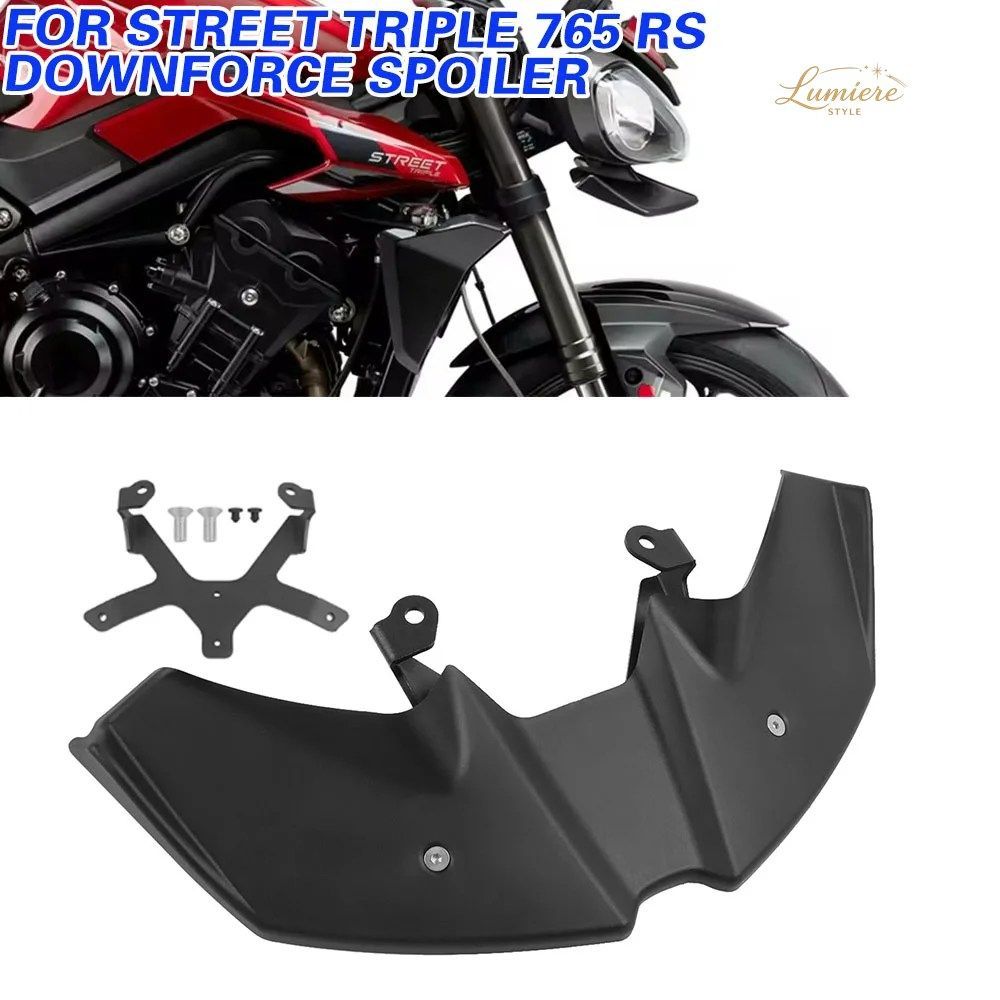 フロントダウンフォーススポイラーウィングレット ストリートトリプル 765RS 765R 2023-2025 スピードトリプル 1200RS 2021-2025 エアロダ 7,550円