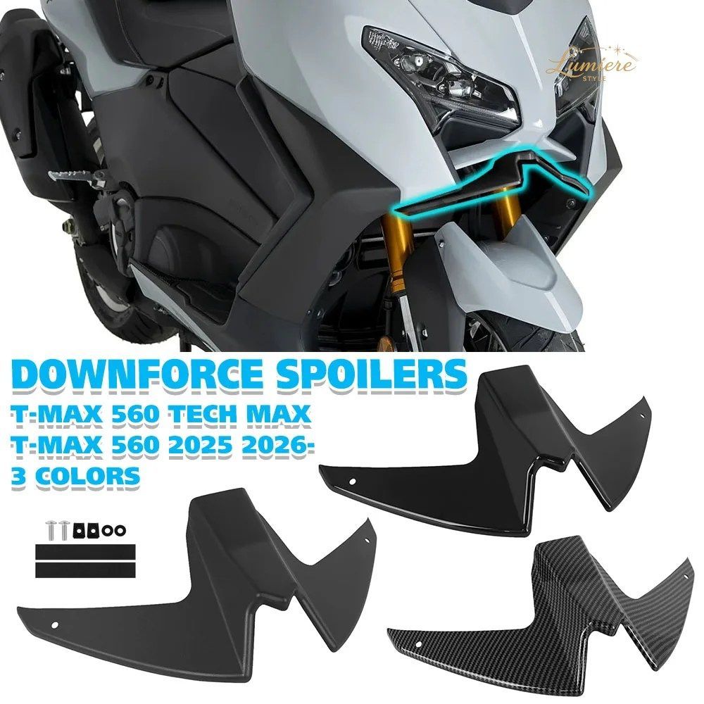 YAMAHA T-MAX 560 TECH MAX TMAX 560 25 26- フロントスポイラー ダウンフォース ウィングレット フェアリング エアロダイナミック モータ