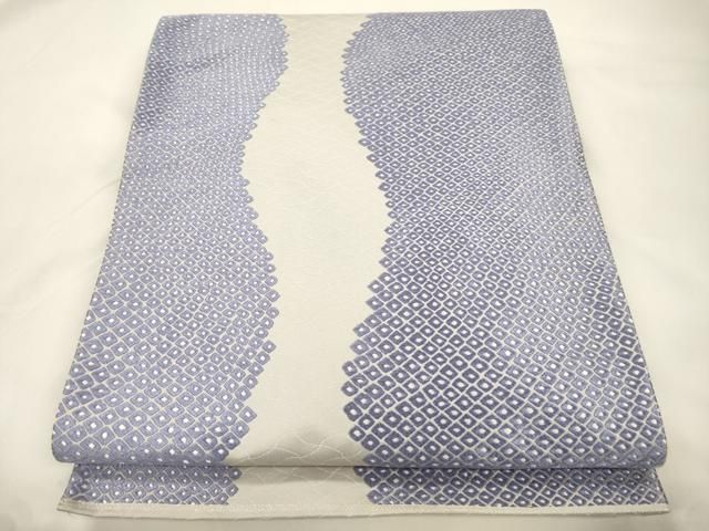 平和屋着物●六通柄袋帯　唐織　鹿の子文　正絹　逸品　CABK8703dy 18,720円