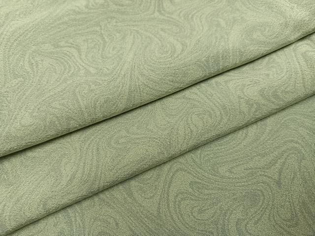 平和屋着物●上質な小紋　墨流し文様　正絹　逸品　AABK9970ph