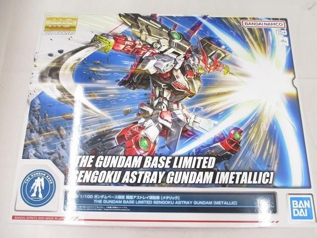 未組立 プラモデル ガンダムビルドファイターズ MG 1/100 ガンダムベース限定 戦国アストレイ頑駄無 メタリック